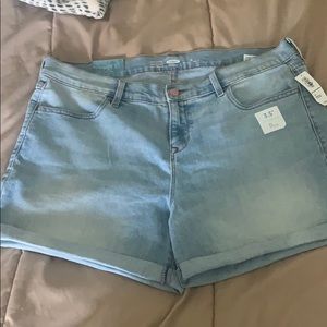 Light blue shorts